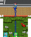 The player getting caught