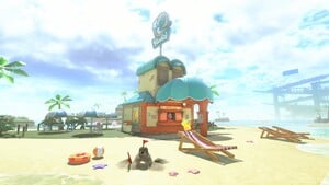 A Yoshi's location in Mario Kart World