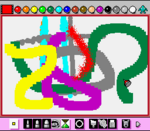 Art Mode in Mario Paint