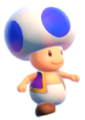 Blue Toad jumping in Super Mario 3D World