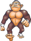 Bluster Kong's artwork, as seen in the trading card series.