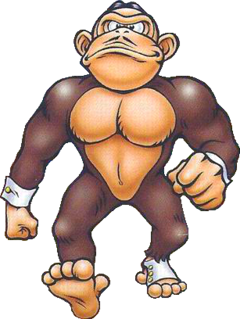 Bluster Kong's artwork, as seen in the trading card series.