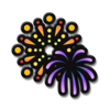 The icon for the Cluck-A-Pop prize "Fireworks".
