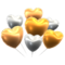 Silver-and-Gold Hearts from Mario Kart Tour