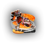 Dry Bones Burnout course icon from Mario Kart World