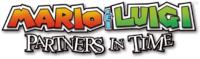 The logo for Mario & Luigi: Partners in Time