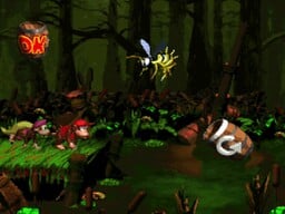 The image for "Bayou Boogie (Barrel Bayou)" from Donkey Kong Country 2: Diddy's Kong Quest on Nintendo Music.
