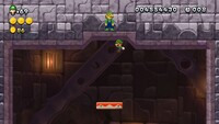 Luigi sighting in Sumo Bro's Spinning Tower from New Super Luigi U