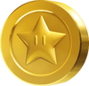 Artwork of a Star Coin in New Super Mario Bros. U