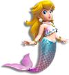 Artwork of Mermaid Peach from Princess Peach: Showtime!