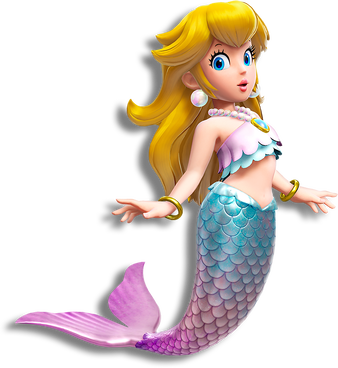 Mermaid Peach - Super Mario Wiki, the Mario encyclopedia
