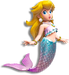 Artwork of Mermaid Peach from Princess Peach: Showtime!