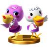 Phyllis & Pelly trophy from Super Smash Bros. for Wii U