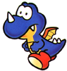 Rex artwork from Super Mario World