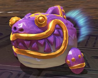 Screenshot of a Trailfinoid from Donkey Kong Bananza