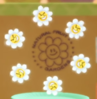 A wheel of Fooly Flowers from Yoshi's Crafted World