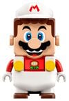 LEGO Mario wearing the Fire Mario Power-Up Pack.
