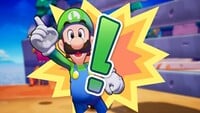 Luigi using Luigi Logic in the field in Mario & Luigi: Brothership