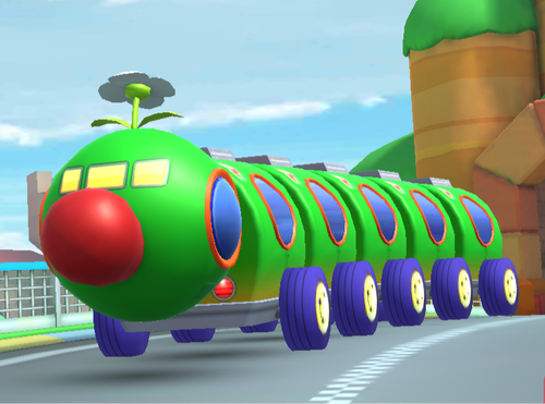 Wiggler Wagon - Super Mario Wiki, the Mario encyclopedia