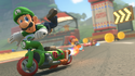 An official screenshot of Luigi in Mario Kart World.