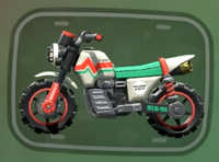 The Rally Bike from Mario Kart World