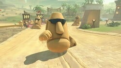 An obstacle spawned by Kamek in Mario Kart World
