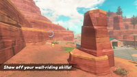 Mario Kart World P-Switch Mission Show off your wall-riding skills!