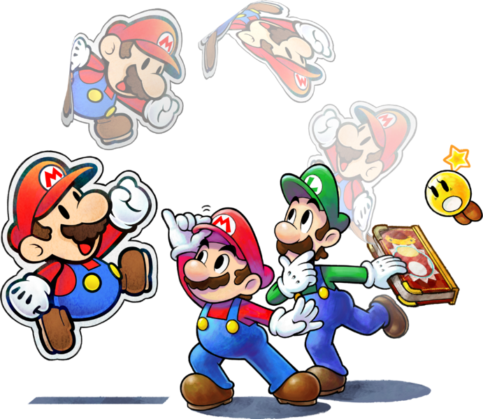 File:Mario Luigi Paper Mario and Starlow MLPJ group art.png