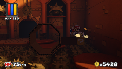 Location of the 17th hidden block in Paper Mario: Color Splash, revealed.
