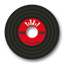 An icon of a Sound exhibit record from the Prisma Museum in Paper Mario: Color Splash.