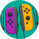 Joy-Cons item sticker for the Nintendo Switch trophy in the Trophy Creator application