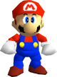 Model of Mario from Super Mario 64.