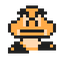 Goomba icon in Super Mario Maker 2 (Super Mario Bros. 3 style)