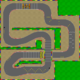 The map for Mario Circuit 2.