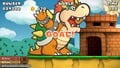Bowser completing a level
