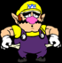 Artwork of Wario, broke. Displayed in Welcome to Greedville if the player does not have Adobe Flash installed, or if they attempt to purchase an item from Wario Mart without enough Wario Bucks.