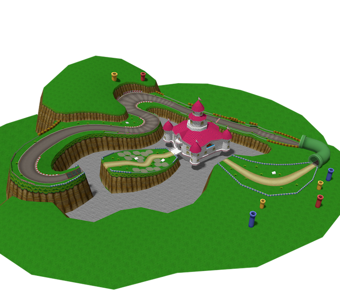 File:3DS Mario Circuit Model.png
