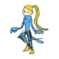 An amiibo drawing in WarioWare Gold