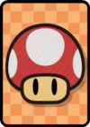 A Big Mushroom Card in Paper Mario: Color Splash.