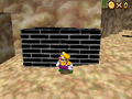Two Black Bricks on Tall, Tall Mountain in Super Mario 64 DS