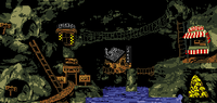 Chimp Caverns in the Game Boy Color version of Donkey Kong Country