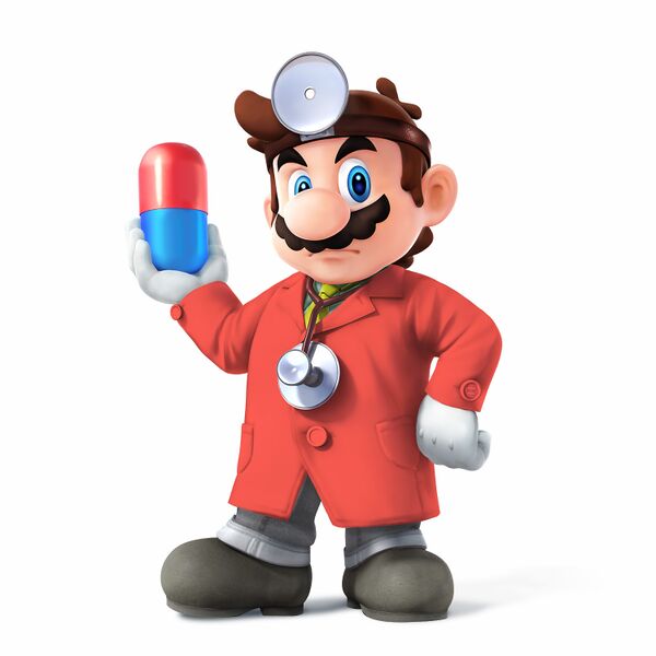 File:Dr Mario SSB4 Artwork - Red.jpg