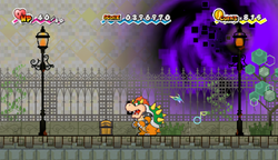 Third treasure chest in Flopside of Super Paper Mario.