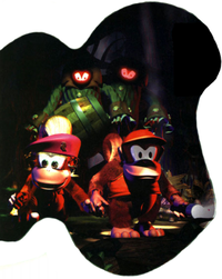 Artwork of Gloomy Gulch for Donkey Kong Country 2: Diddy's Kong Quest