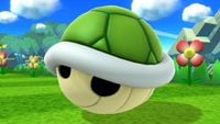A Green Shell in Super Smash Bros. for Wii U