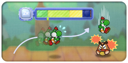 Image showing a partner move in Paper Mario: The Thousand-Year Door (Nintendo Switch)