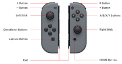 Nintendo Switch Joy-Con diagram.