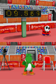Shy Guy Appears as a referee for Mario characters in 10m Platform, Trampoline and Vault