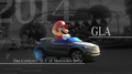 Mario driving a GLA in the trailer for the DLC pack
