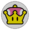 Peachette's emblem from Mario Kart 8 Deluxe